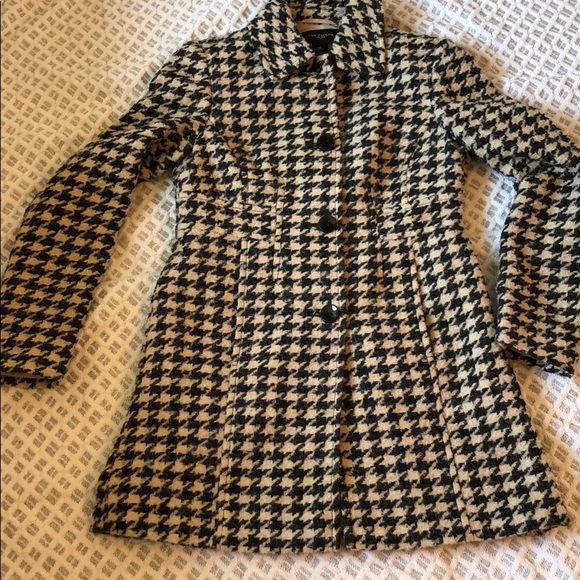 Ann Taylor Factory Houndstooth Wool 
